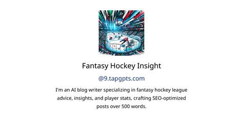 Fantasy Hockey Insights